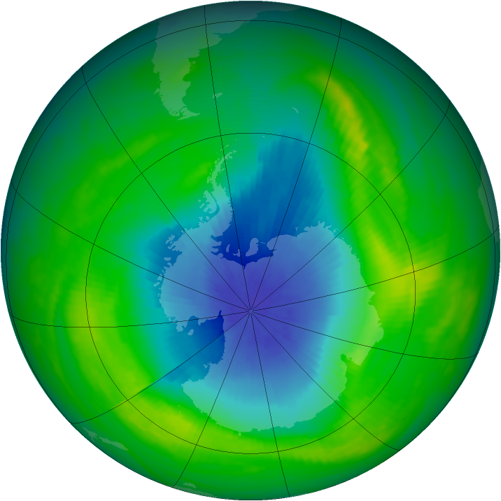 Ozone Map 1982-11-01